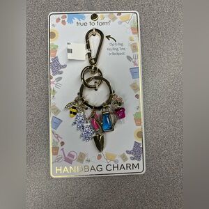 True to Form Garden Themed Keychain Charm